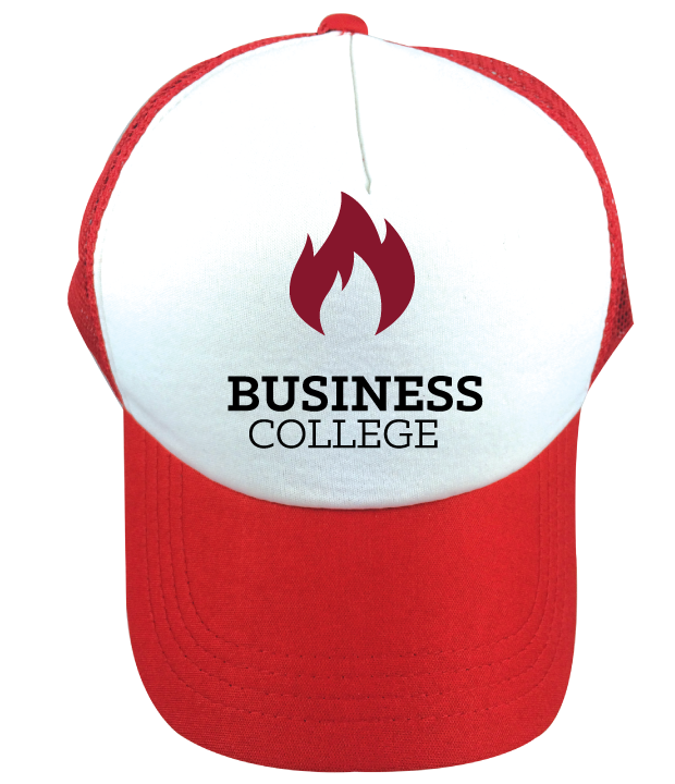 หมวกพิมพ์โลโก้ Business college cap